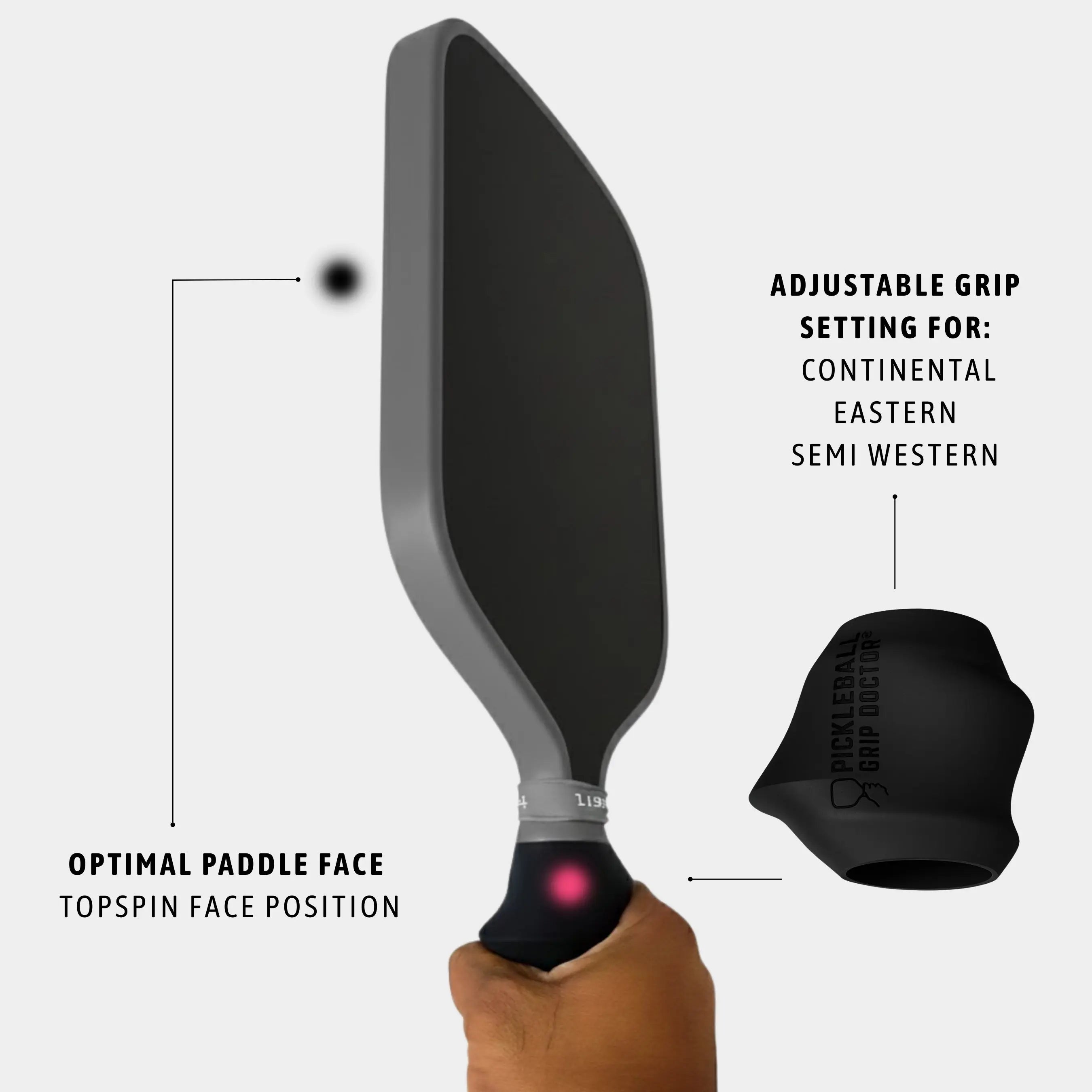 Pickleball Grip Doctor Training Aid - 2 Pack