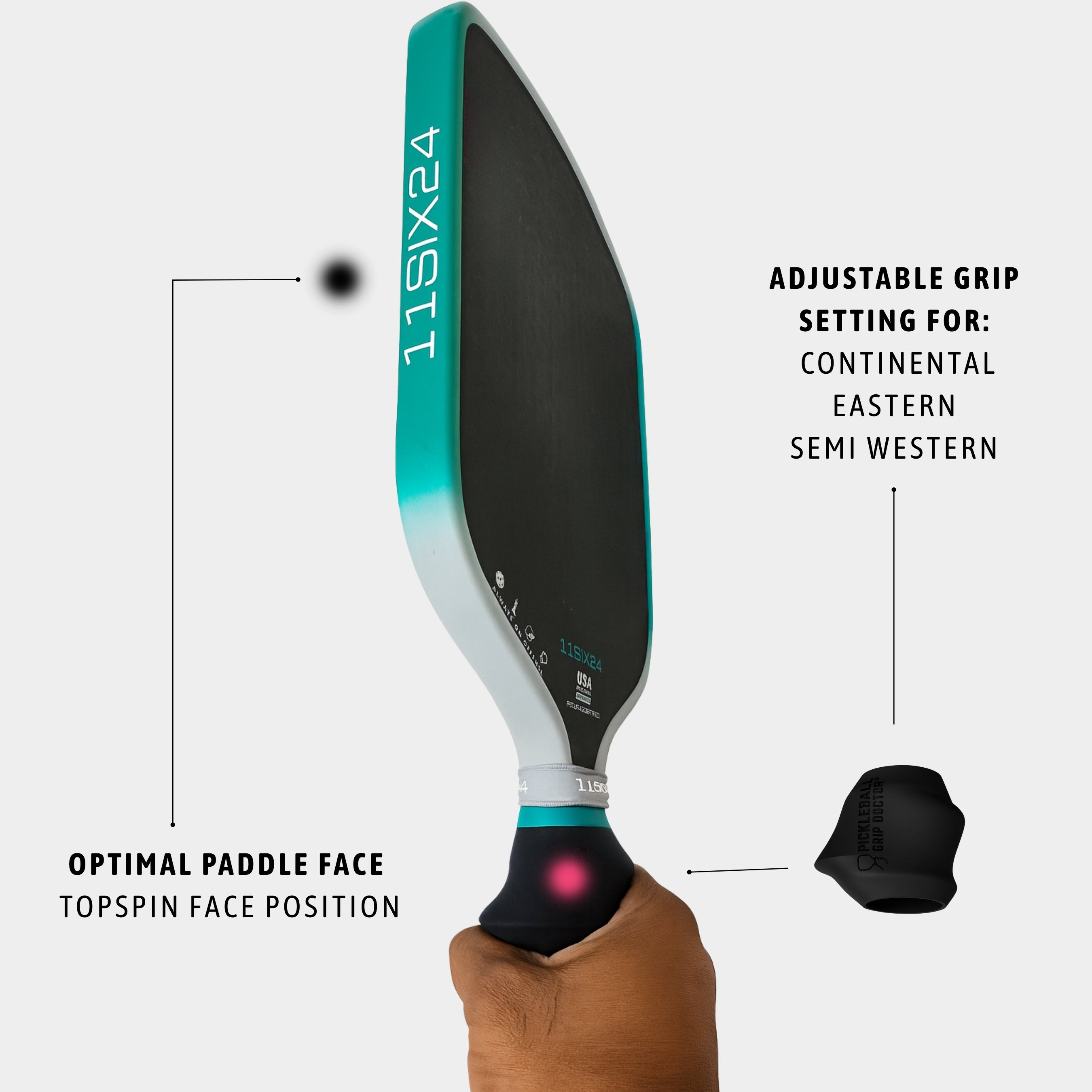 Pickleball Grip Doctor Training Aid - 2 Pack